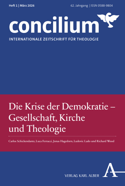 Cover der Ausgabe: Concilium Jahrgang 62 (2026), Heft 1