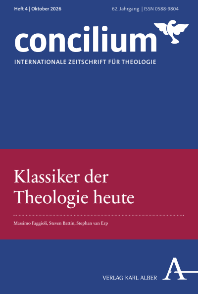 Cover der Ausgabe: Concilium Jahrgang 62 (2026), Heft 4