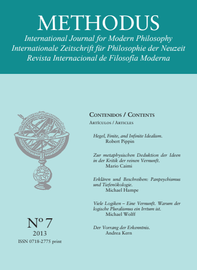 Cover of Volume: Methodus Volume 7 (2013), Edition 7