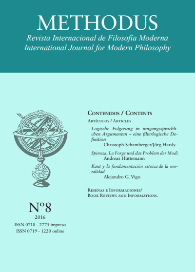 Cover of Volume: Methodus Volume 8 (2016), Edition 8