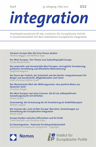 Cover of Volume: integration Volume 35 (2012), Edition 2