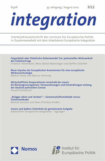 Cover of Volume: integration Volume 35 (2012), Edition 3
