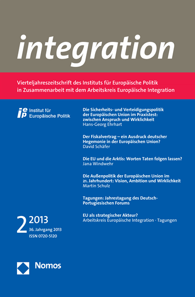 Cover of Volume: integration Volume 36 (2013), Edition 2