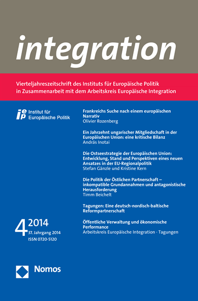 Cover of Volume: integration Volume 37 (2014), Edition 4