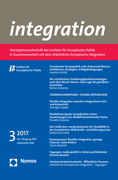 Cover of Volume: integration Volume 40 (2017), Edition 3