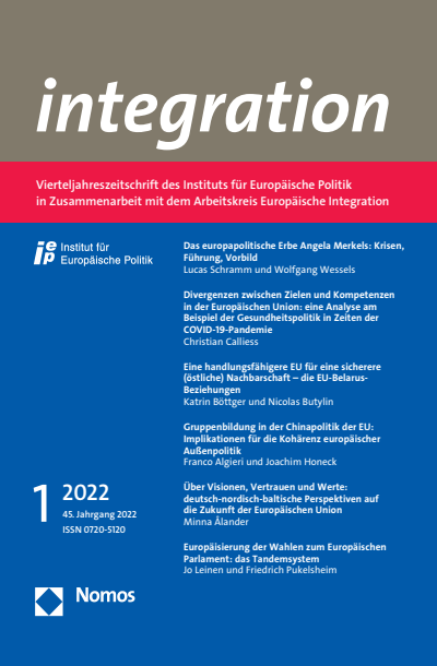 Cover der Ausgabe: integration Jahrgang 45 (2022), Heft 1