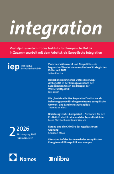Cover of Volume: integration Volume 49 (2026), Issue 2