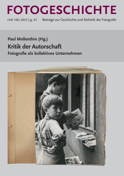 Cover of Volume: FOTOGESCHICHTE Volume 43 (2023), Edition 168
