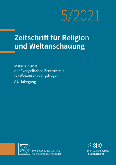 Cover of Volume: Zeitschrift für Religion und Weltanschauung (ZRW) Volume 84 (2021), Edition 5