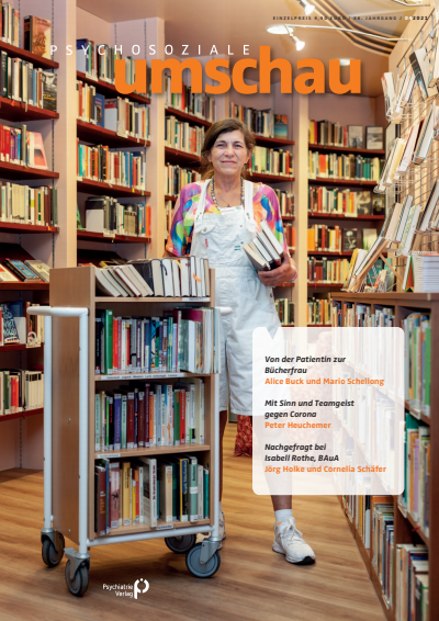 Cover der Ausgabe: Psychosoziale Umschau Jahrgang 36 (2021), Heft 4