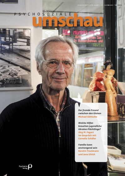 Cover der Ausgabe: Psychosoziale Umschau Jahrgang 37 (2022), Heft 3