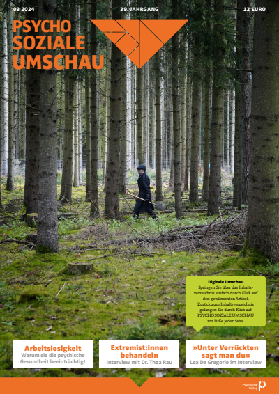 Cover of Volume: Psychosoziale Umschau Volume 39 (2024), Edition 3