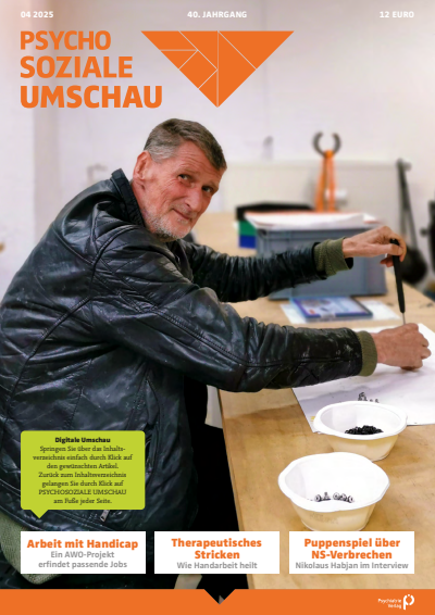 Cover of Volume: Psychosoziale Umschau Volume 40 (2025), Edition 4