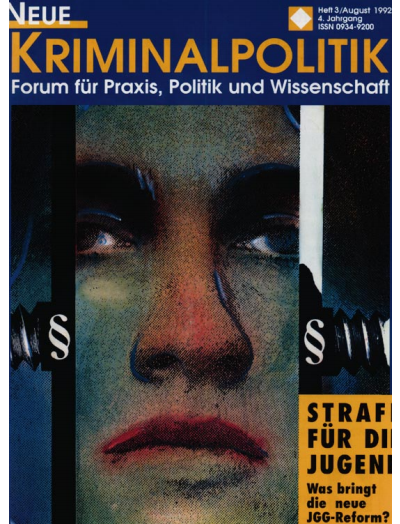 Cover of Volume: NK Neue Kriminalpolitik Volume 4 (1992), Edition 3
