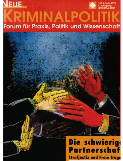 Cover der Ausgabe: NK Neue Kriminalpolitik Jahrgang 4 (1992), Heft 4