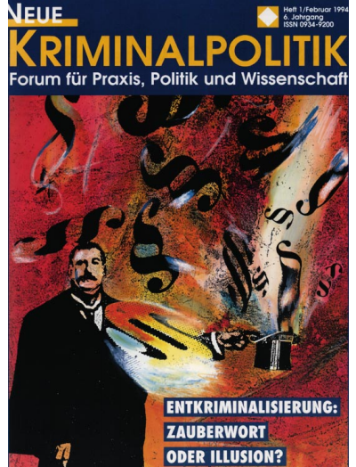 Cover der Ausgabe: NK Neue Kriminalpolitik Jahrgang 6 (1994), Heft 1