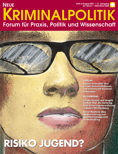 Cover of Volume: NK Neue Kriminalpolitik Volume 13 (2001), Edition 3