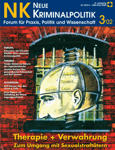 Cover der Ausgabe: NK Neue Kriminalpolitik Jahrgang 14 (2002), Heft 3
