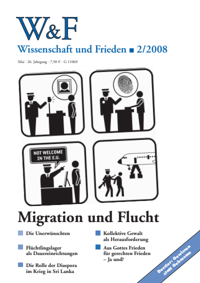 Cover der Ausgabe: Wissenschaft und Frieden Jahrgang 26 (2008), Heft 2