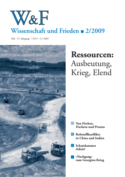 Cover der Ausgabe: Wissenschaft und Frieden Jahrgang 27 (2009), Heft 2