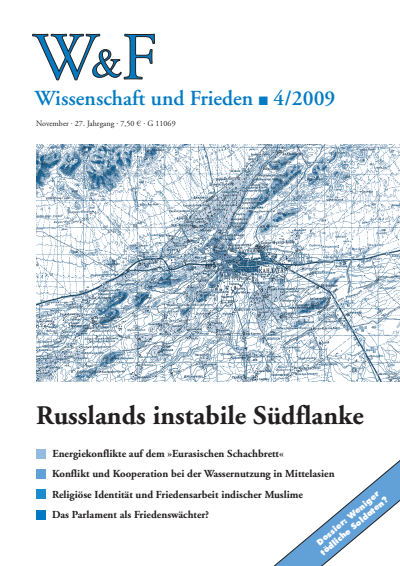 Cover der Ausgabe: Wissenschaft und Frieden Jahrgang 27 (2009), Heft 4