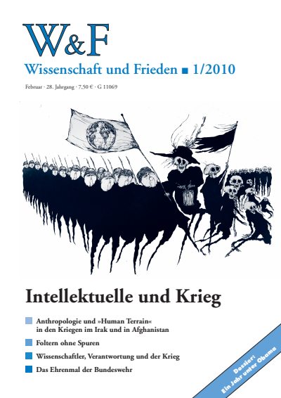 Cover der Ausgabe: Wissenschaft und Frieden Jahrgang 28 (2010), Heft 1