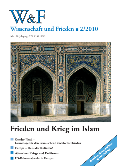 Cover der Ausgabe: Wissenschaft und Frieden Jahrgang 28 (2010), Heft 2