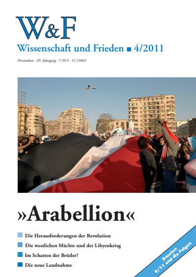 Cover der Ausgabe: Wissenschaft und Frieden Jahrgang 29 (2011), Heft 4