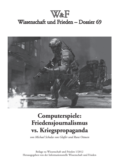 Cover der Ausgabe: Wissenschaft und Frieden Jahrgang 30 (2012), Heft 1 Dossier 69