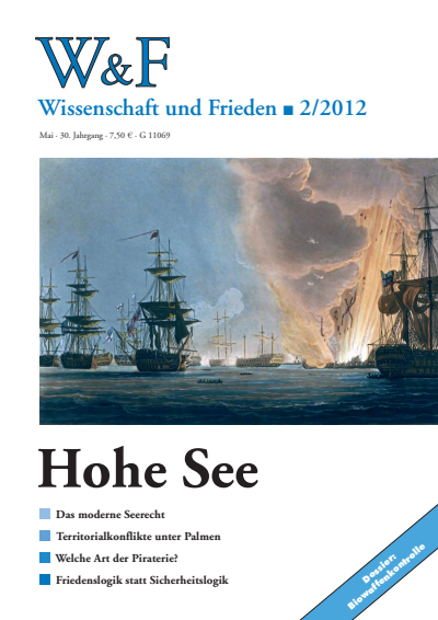 Cover der Ausgabe: Wissenschaft und Frieden Jahrgang 30 (2012), Heft 2