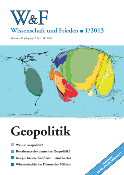 Cover of Volume: Wissenschaft und Frieden Volume 31 (2013), Issue 1