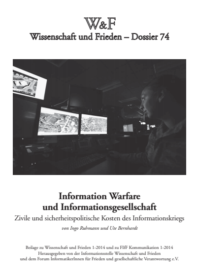 Cover of Volume: Wissenschaft und Frieden Volume 32 (2014), Issue 1 Dossier 74