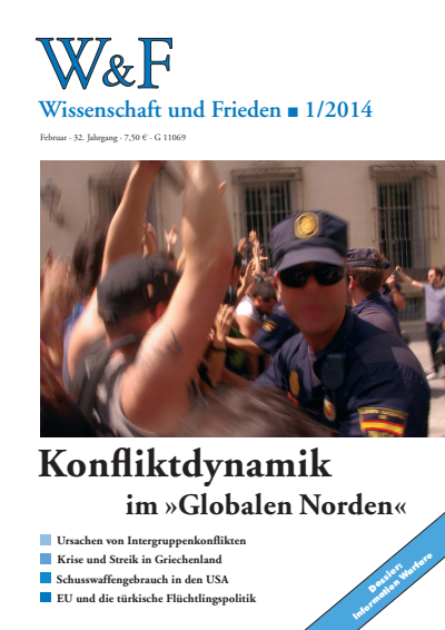 Cover of Volume: Wissenschaft und Frieden Volume 32 (2014), Issue 1
