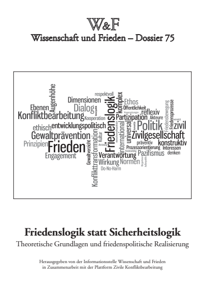 Cover of Volume: Wissenschaft und Frieden Volume 32 (2014), Issue 2 Dossier 75