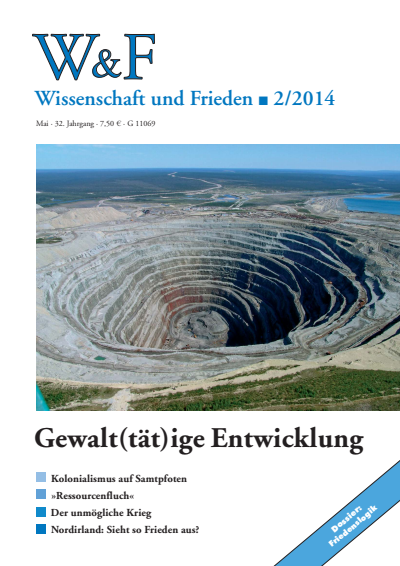 Cover of Volume: Wissenschaft und Frieden Volume 32 (2014), Issue 2
