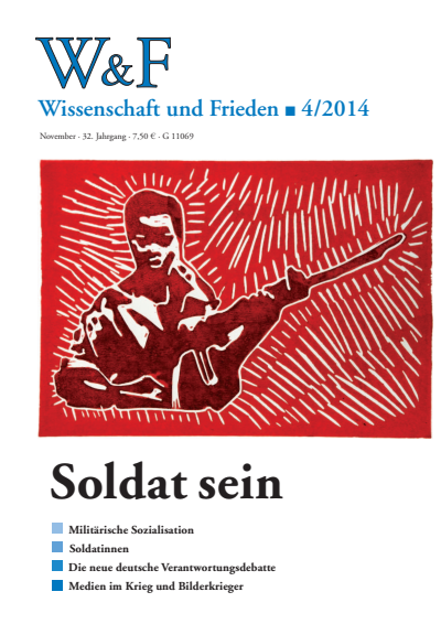Cover der Ausgabe: Wissenschaft und Frieden Jahrgang 32 (2014), Heft 4