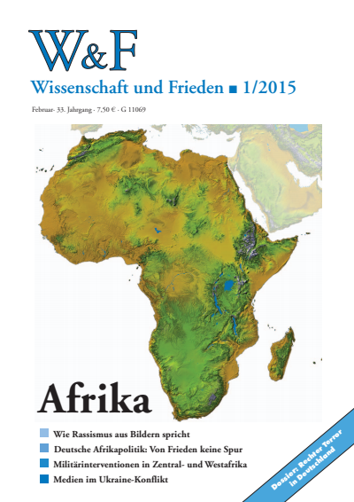Cover der Ausgabe: Wissenschaft und Frieden Jahrgang 33 (2015), Heft 1