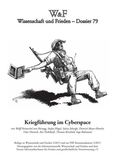 Cover der Ausgabe: Wissenschaft und Frieden Jahrgang 33 (2015), Heft 3 Dossier 79