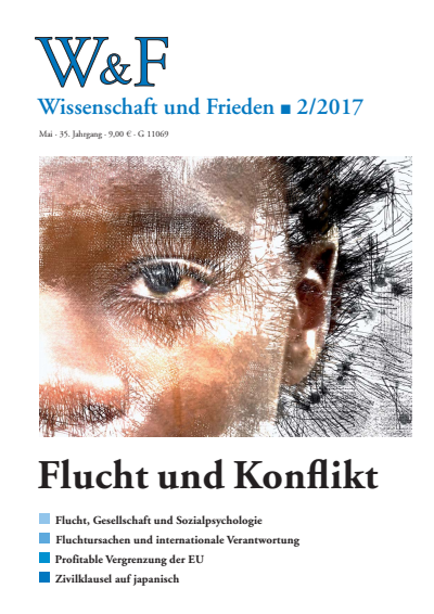 Cover der Ausgabe: Wissenschaft und Frieden Jahrgang 35 (2017), Heft 2