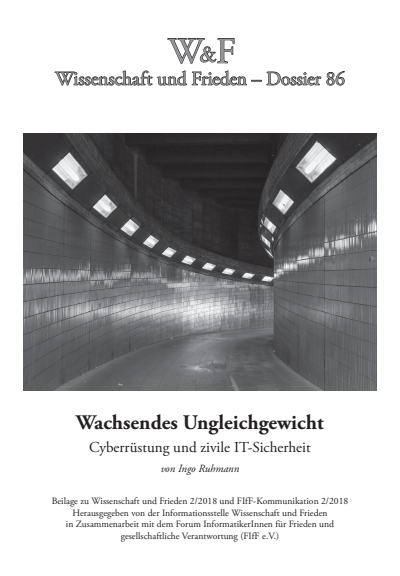 Cover of Volume: Wissenschaft und Frieden Volume 36 (2018), Issue 2 Dossier 86