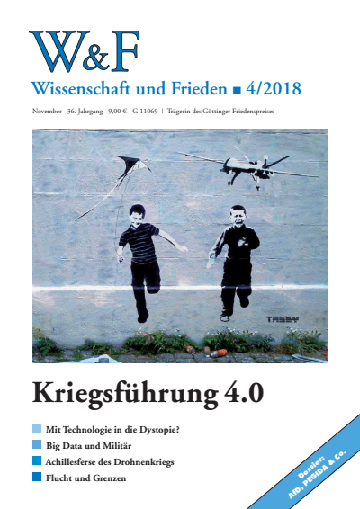 Cover der Ausgabe: Wissenschaft und Frieden Jahrgang 36 (2018), Heft 4