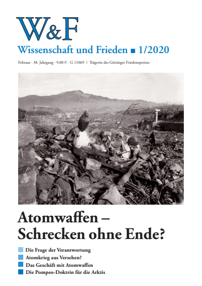 Cover of Volume: Wissenschaft und Frieden Volume 38 (2020), Issue 1