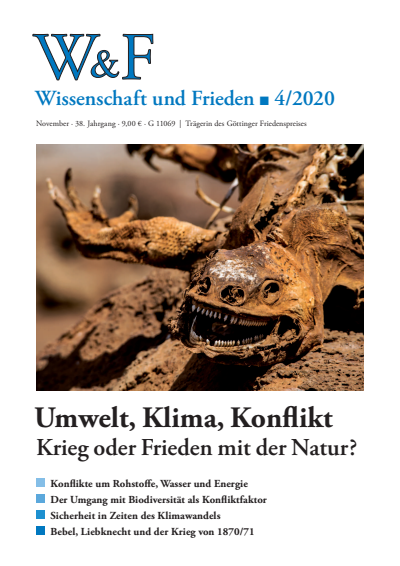 Cover of Volume: Wissenschaft und Frieden Volume 38 (2020), Issue 4
