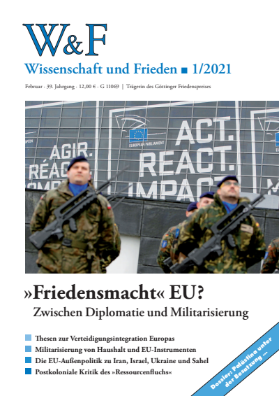 Cover of Volume: Wissenschaft und Frieden Volume 39 (2021), Issue 1