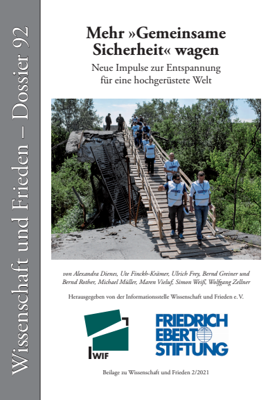 Cover der Ausgabe: Wissenschaft und Frieden Jahrgang 39 (2021), Heft 2 Dossier 92