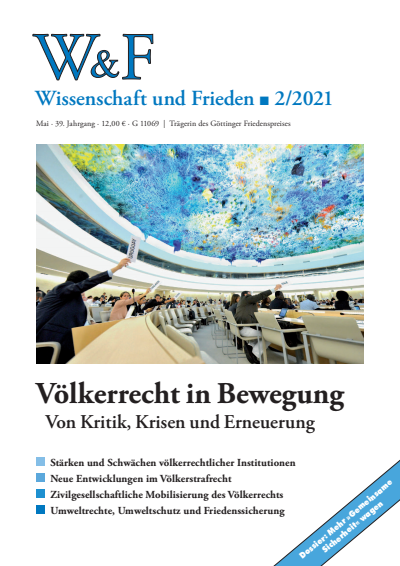 Cover of Volume: Wissenschaft und Frieden Volume 39 (2021), Issue 2