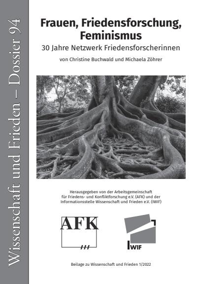 Cover der Ausgabe: Wissenschaft und Frieden Jahrgang 40 (2022), Heft 1 Dossier 94