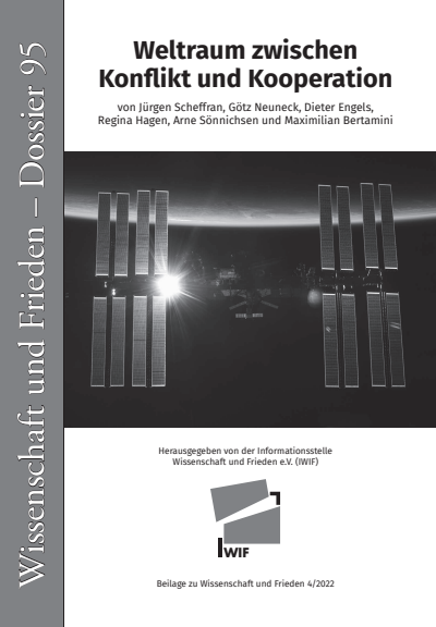 Cover der Ausgabe: Wissenschaft und Frieden Jahrgang 40 (2022), Heft 4 Dossier 95