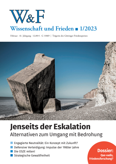Cover of Volume: Wissenschaft und Frieden Volume 41 (2023), Issue 1