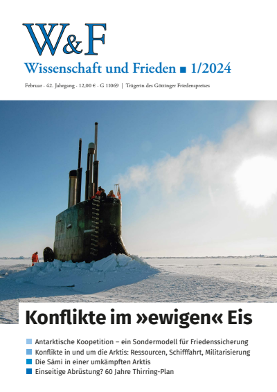 Cover of Volume: Wissenschaft und Frieden Volume 42 (2024), Issue 1